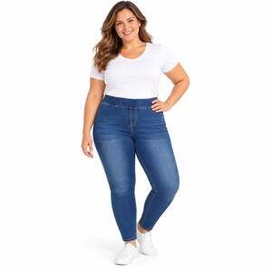 Avenue Denim Skinny Pull On Jeans Women’s 22/24 Blue Stretch Denim
